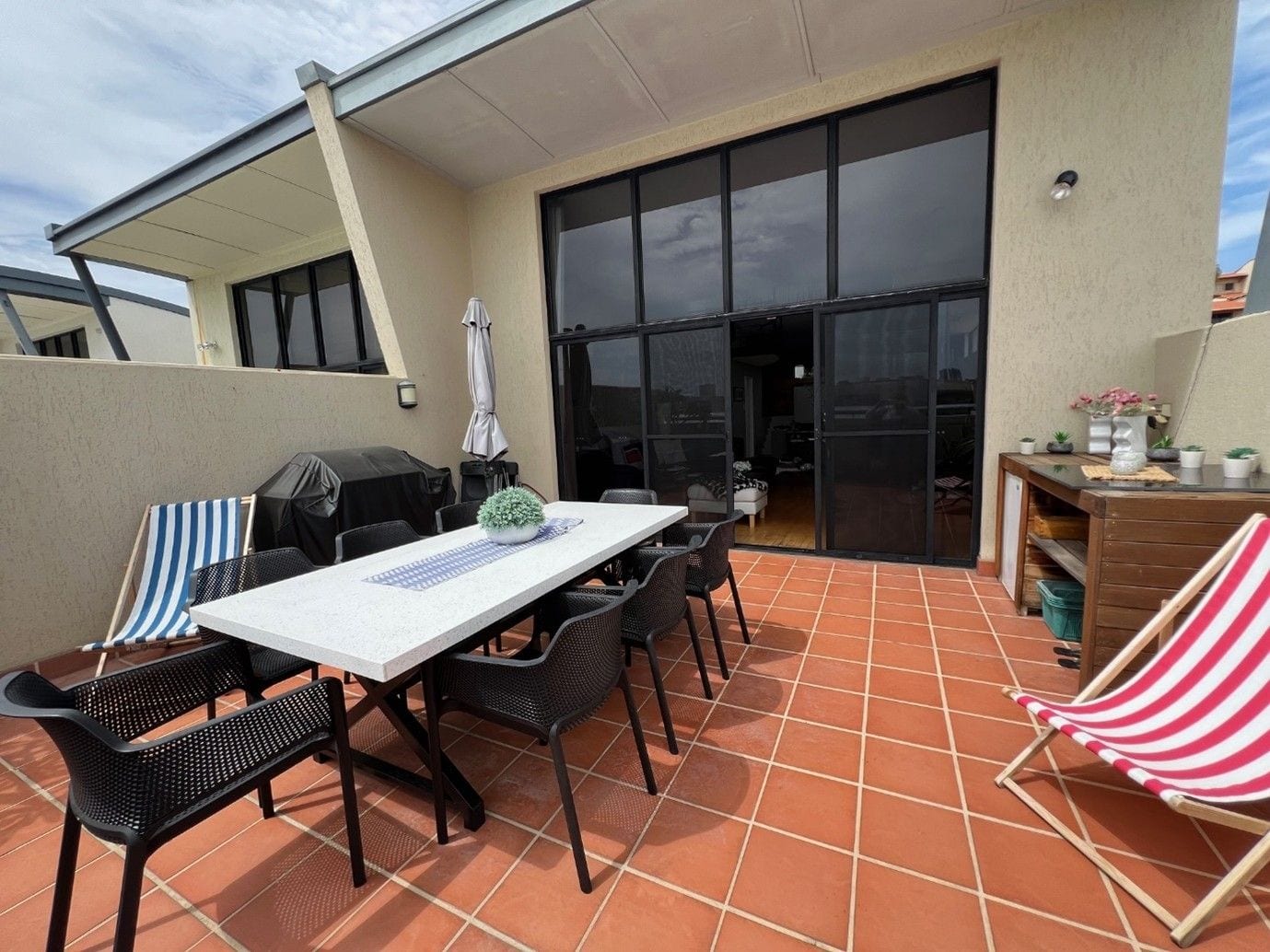 Balcony, before