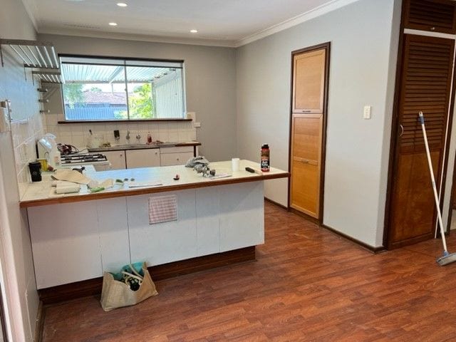 Kitchen, before
