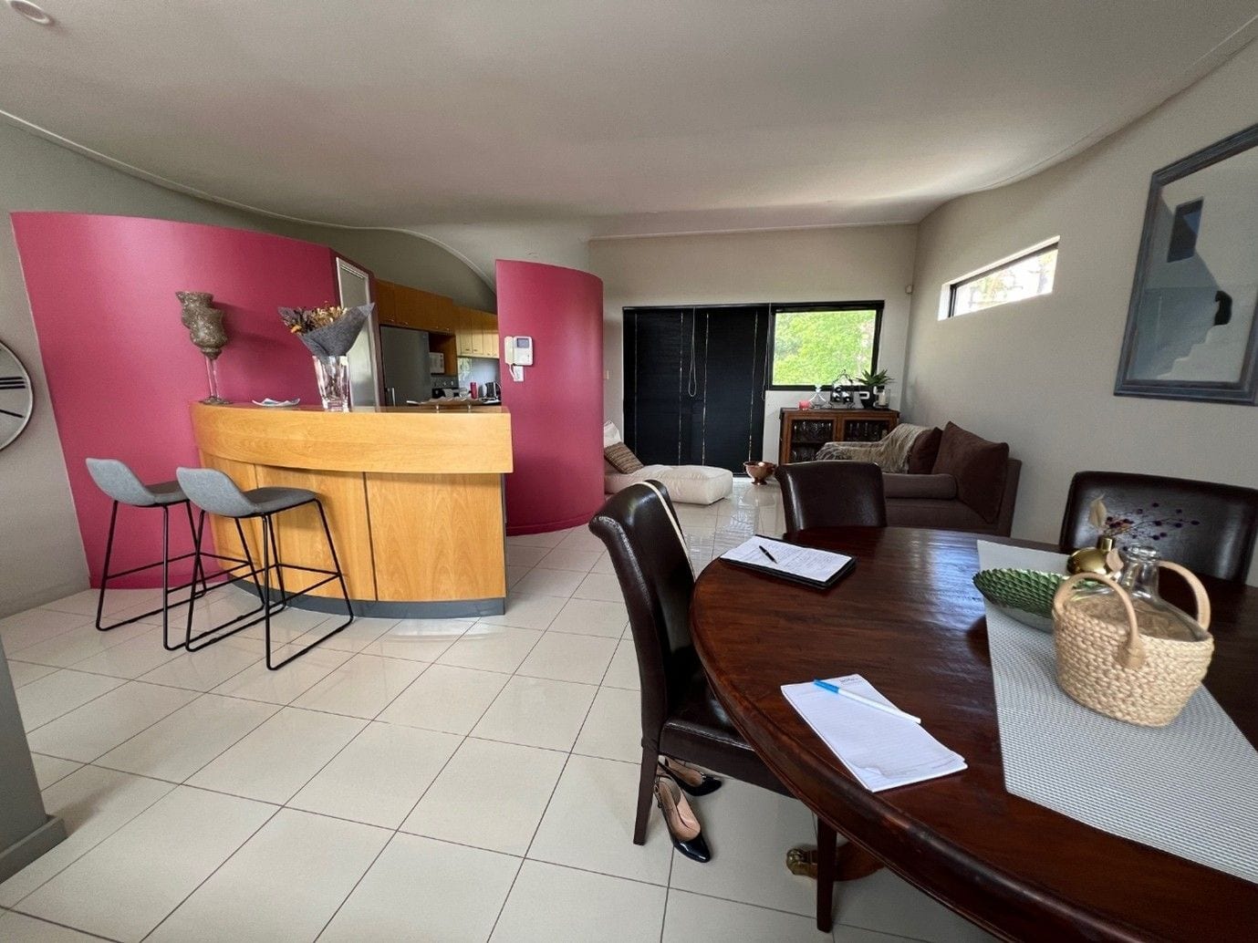 Kitchen and dining, before