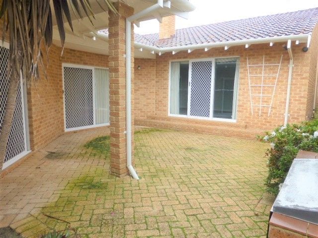 Courtyard, before